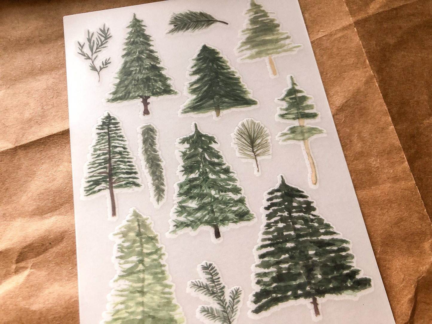 Print-on Sticker, Weihnachten, Rub-On, Stickersheet, Aufkleber, Sticker, Winter - samesjournal
