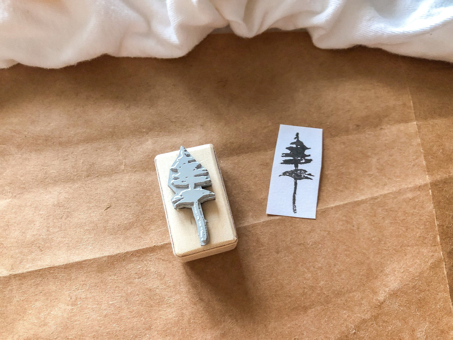 Holzstempel Tannen, Weihnachten, Winter, Stempel, Laserstempel, samesjournal