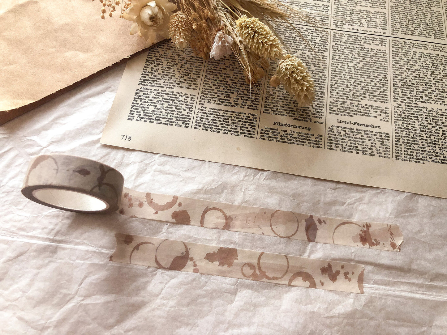 Washi Tape Kaffee, Klebeband, Coffee, Briefe, Washis, Papier Washi - samesjournal