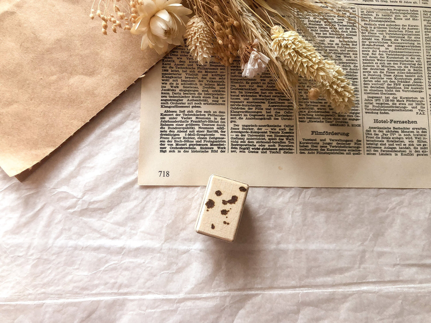 Holzstempel Kaffee Flecken, vintage, Stempel, Laserstempel, samesjournal