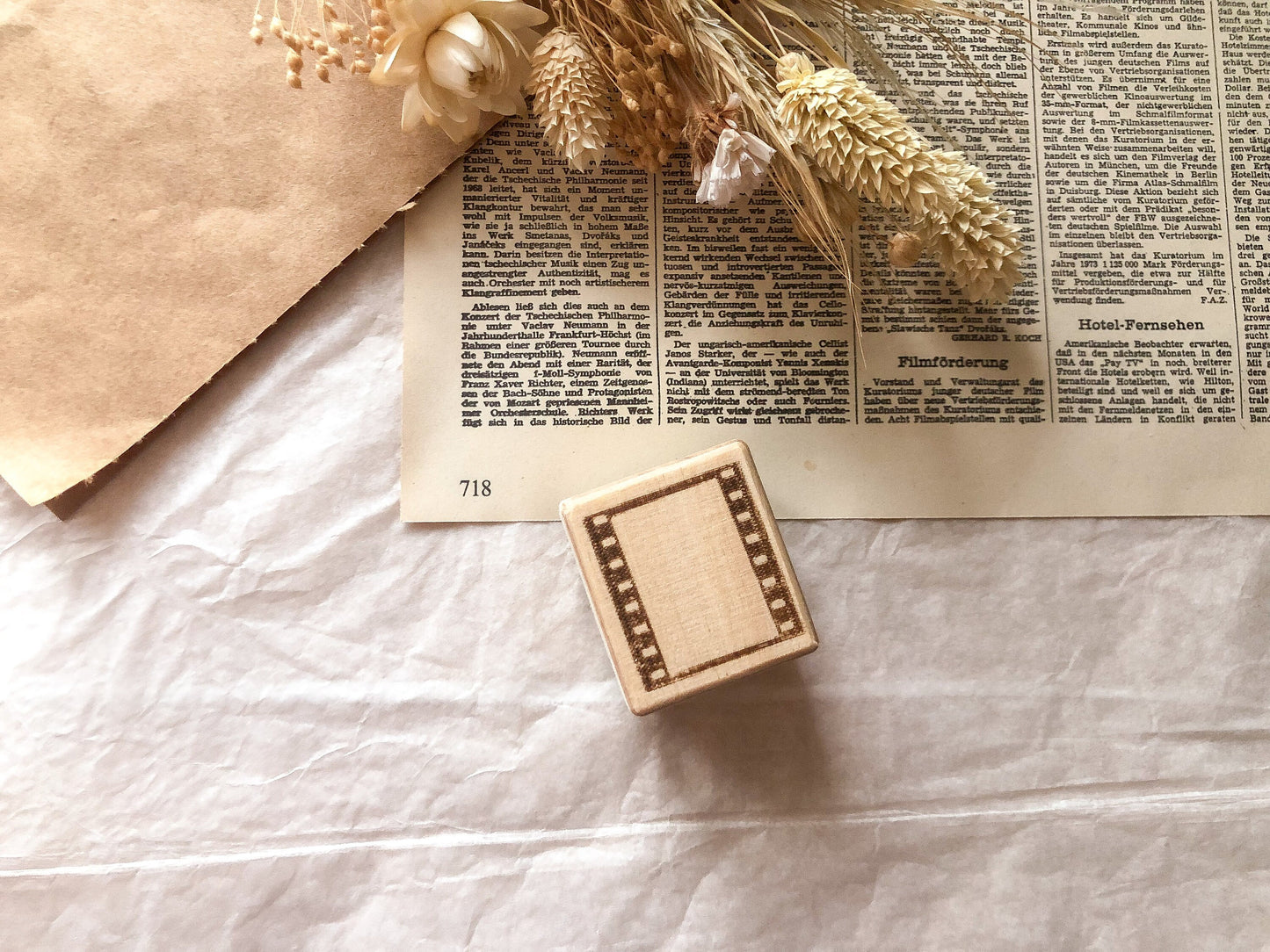 Holzstempel Film, vintage, Stempel, Laserstempel, samesjournal