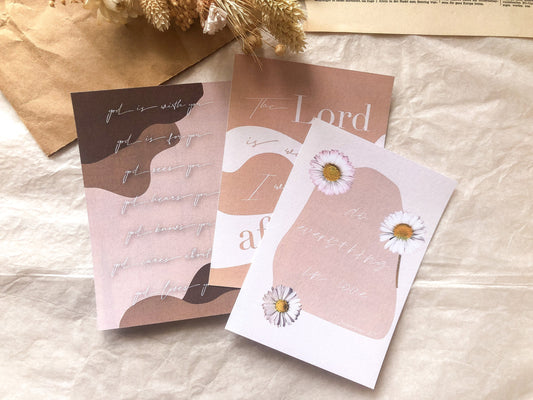 Carte postale avec versets bibliques, carte - samesjournal