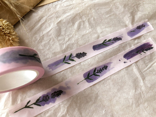 Washi Tape Lavender, Adhesive Tape, Flowers, Washis, Paper Washi, - samesjournal