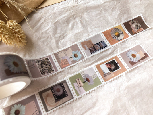 Stamp Washi Tape Daisy, Tape, Washis, Stamp Washi, Letters, Flowers, Blossoms - samesjournal