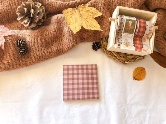 B-Stock - Sticky Note, Autumn, Brown, Notes, Squared, 50 Pages, Notepads, Notes, samesjournal