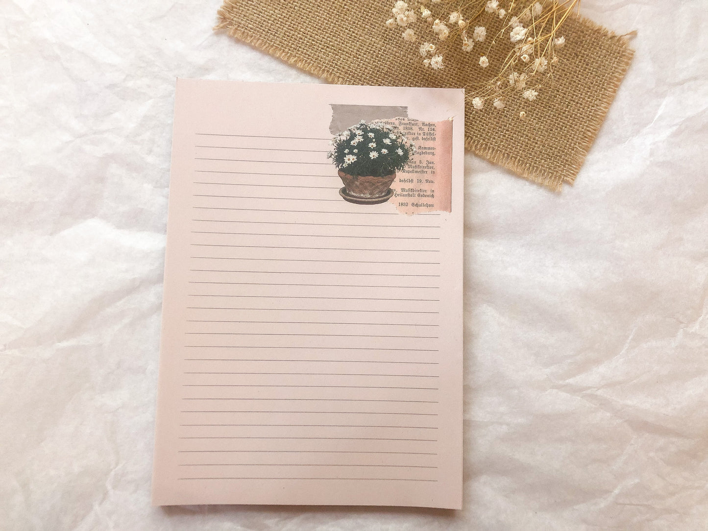 Stationery, stationery pad, 50 pages- samesjournal