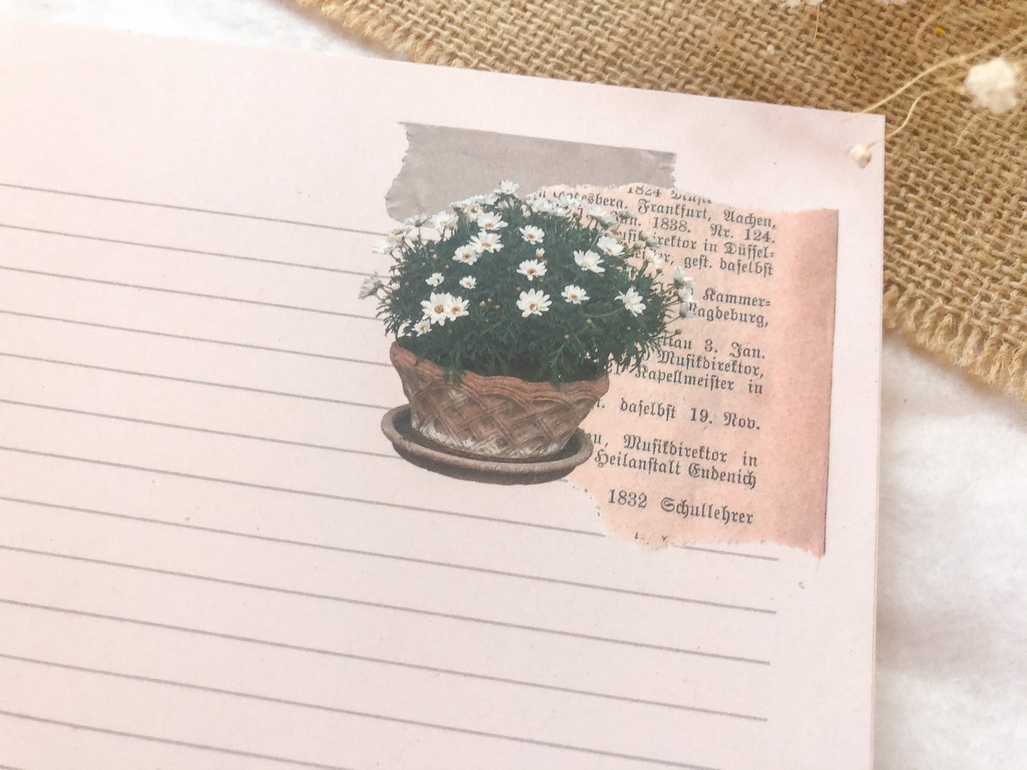 Stationery, stationery pad, 50 pages- samesjournal