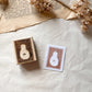 Holzstempel Birnen Briefmarke