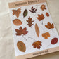 Herbstblätter I Stickersheet