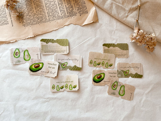 Avocado Tickets Sticker