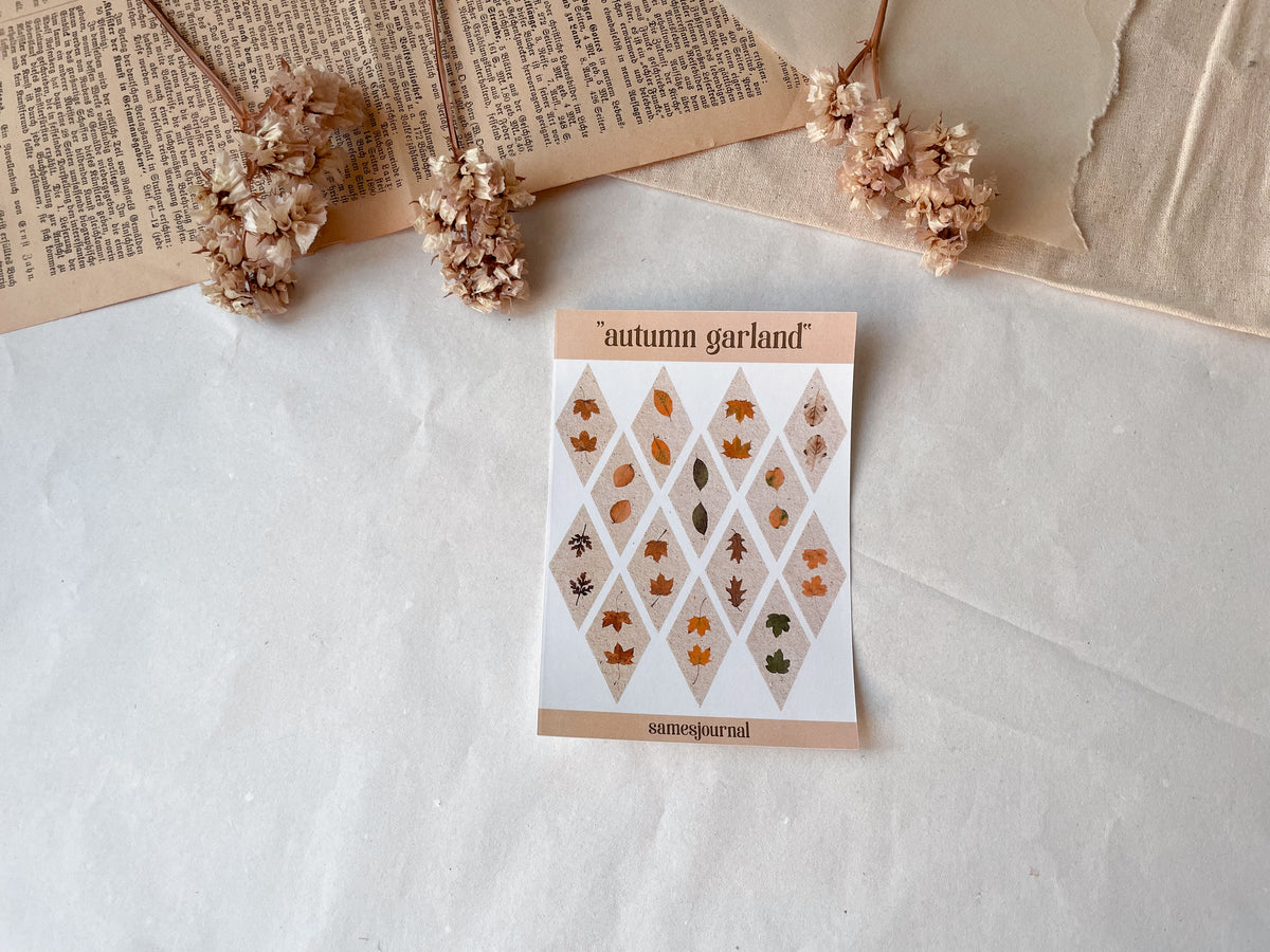 Autumn Garland Stickersheet