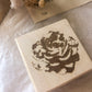 Holzstempel Rose