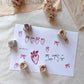 Holzstempel Erdbeere Mini