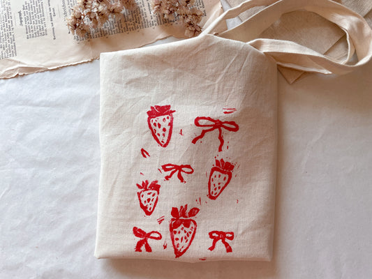 Erdbeeren Totebag