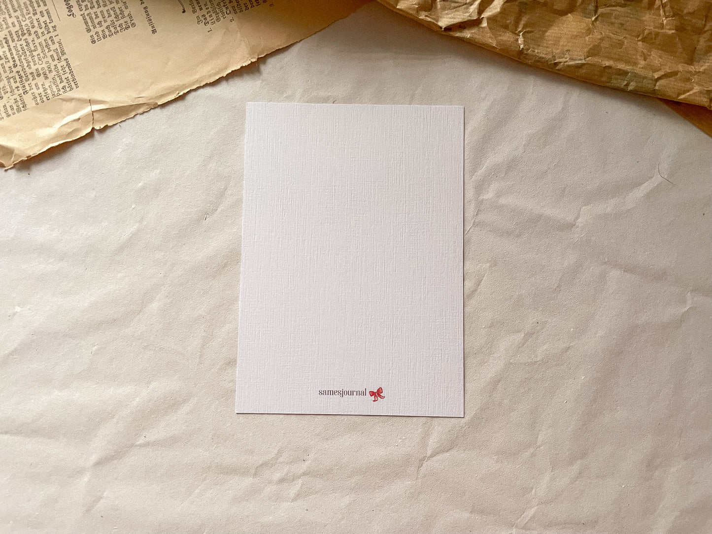 Postkarte, Set winterlich