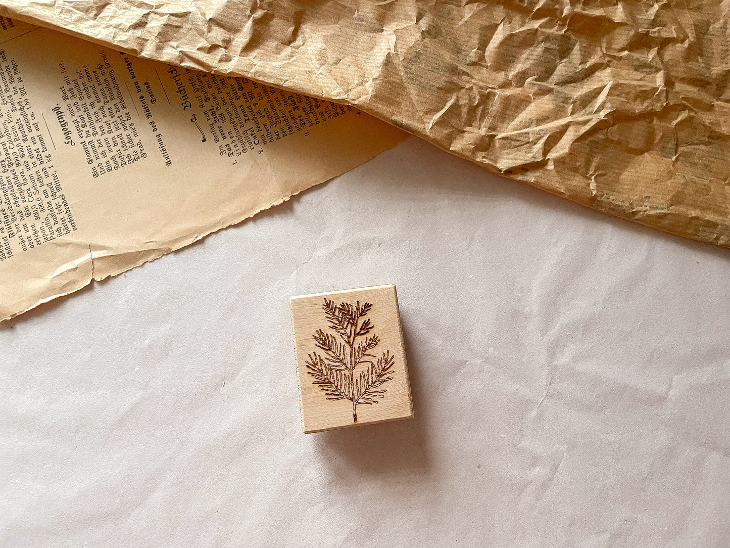 Wooden stamp frosty, stamp, laser stamp, samesjournal