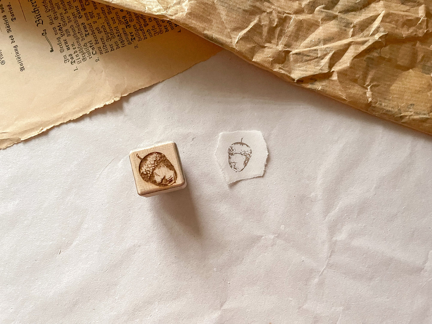 Wooden stamp frosty, stamp, laser stamp, samesjournal