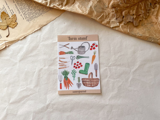 Marktstand Stickersheet
