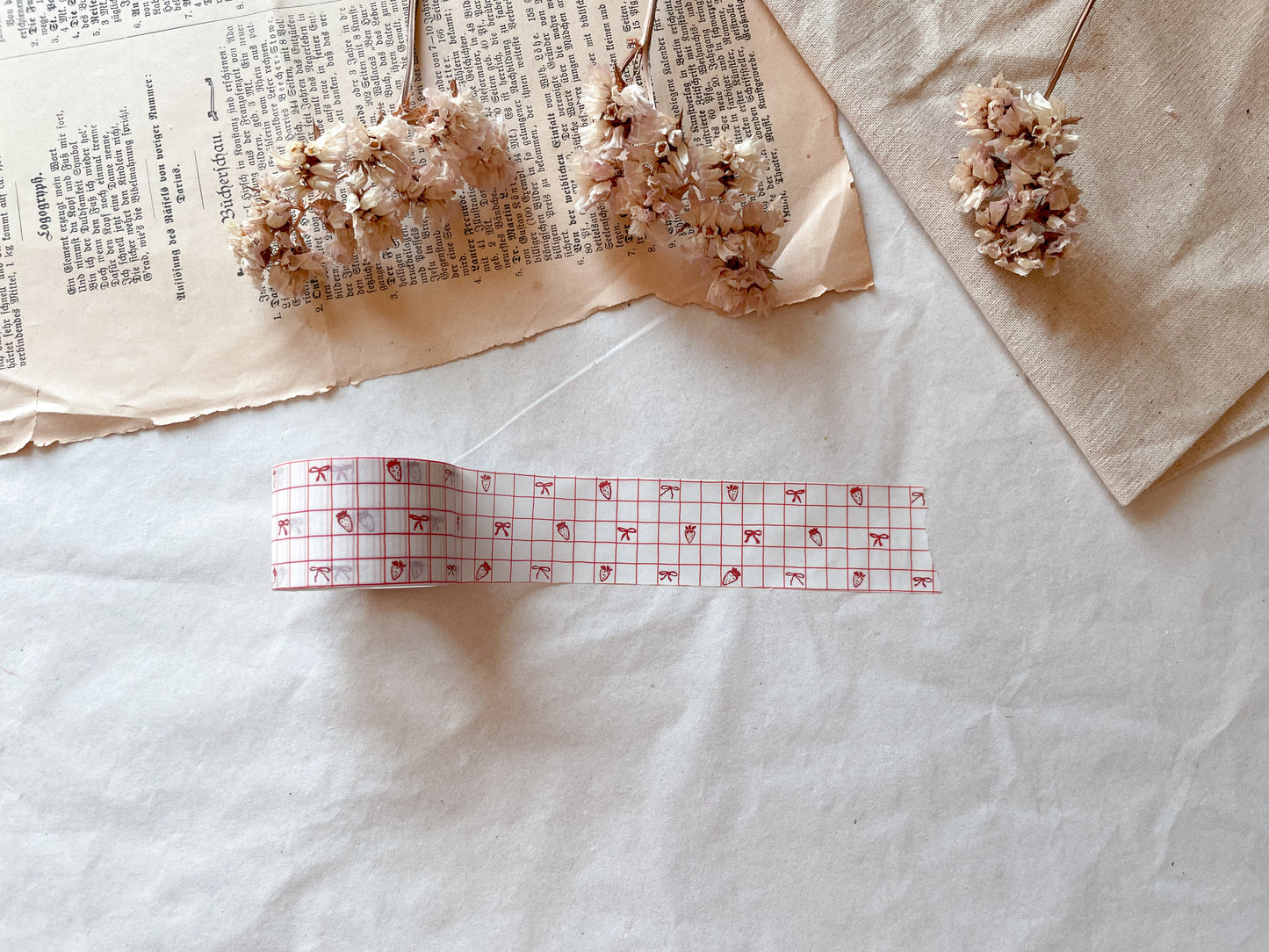 Washi Tape Erdbeeren