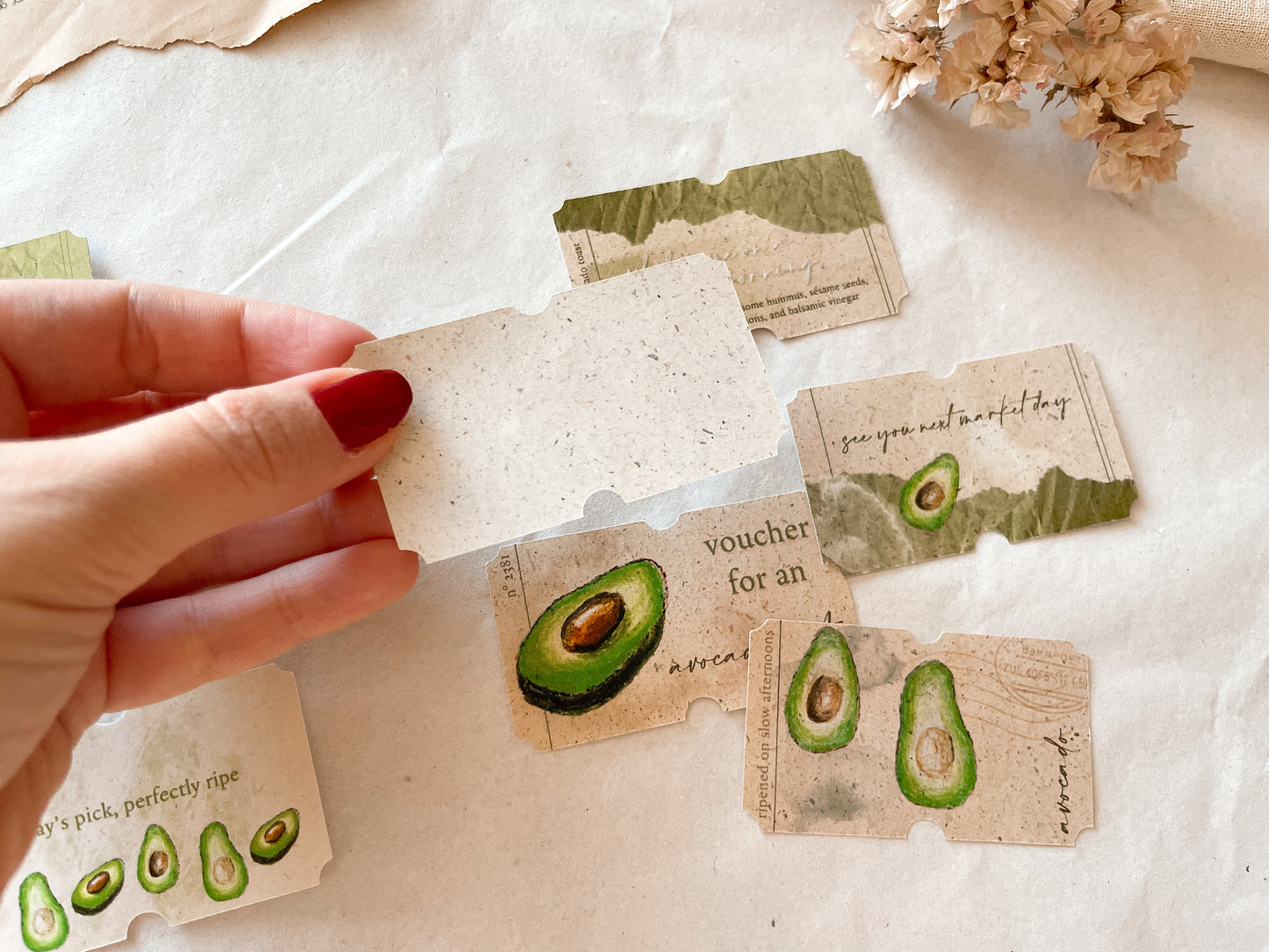 Avocado Tickets Sticker