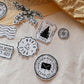 Winter Labels Sticker, Aufkleber, die-cut