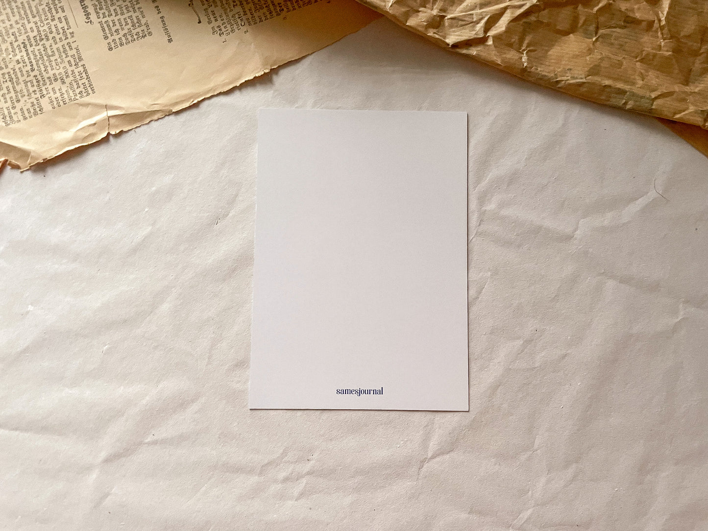 Postkarte, Set winterlich