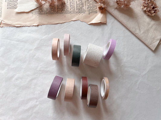 Washi Tape Set Minimalistisch