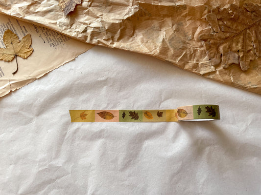 Washi Tape Herbstblätter