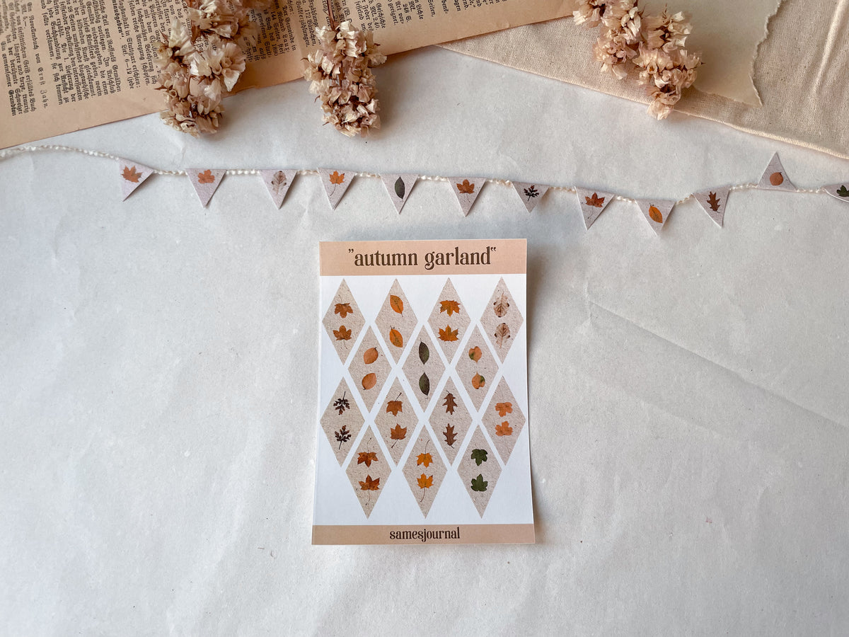 Autumn Garland Stickersheet