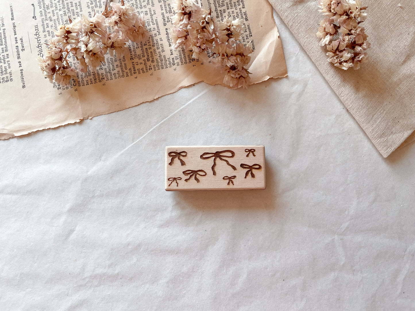 Holzstempel Schleifen