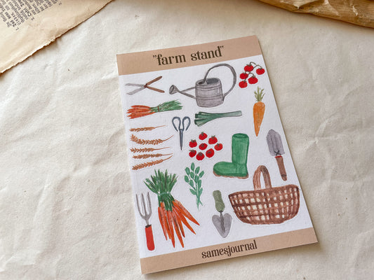 Marktstand Stickersheet