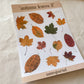 Herbstblätter II Stickersheet