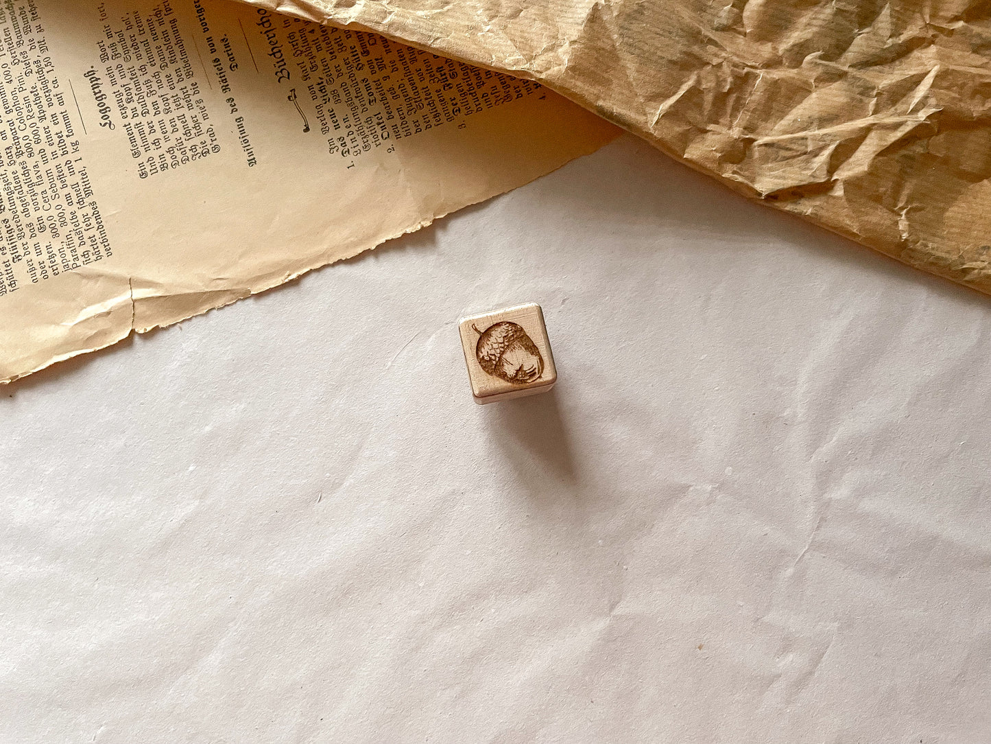 Wooden stamp frosty, stamp, laser stamp, samesjournal