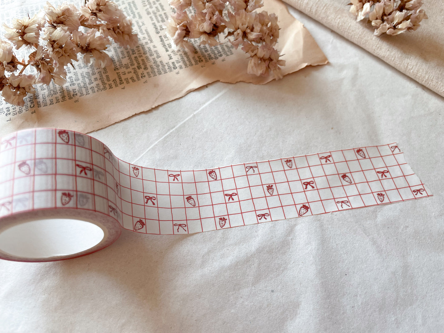 Washi Tape Erdbeeren