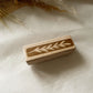 Holzstempel Zweig, Stempel, Laserstempel, samesjournal