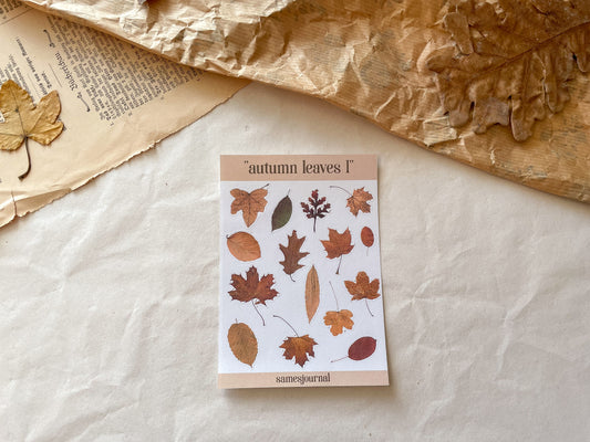 Herbstblätter I Stickersheet