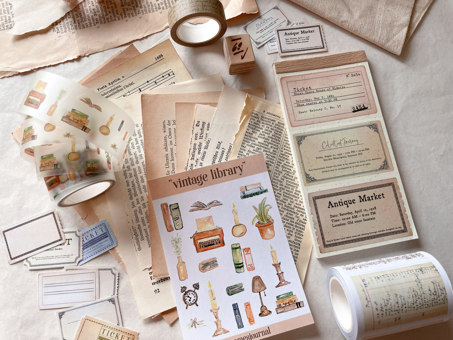Vintage Set Groß