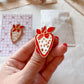 Erdbeere Pin, Enamel Pin - samesjournal