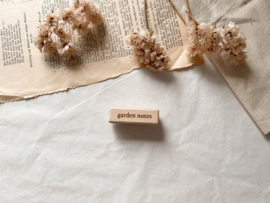 Wooden stamp "that reminds me of some poem", stamp, laser stamp, samesjournal