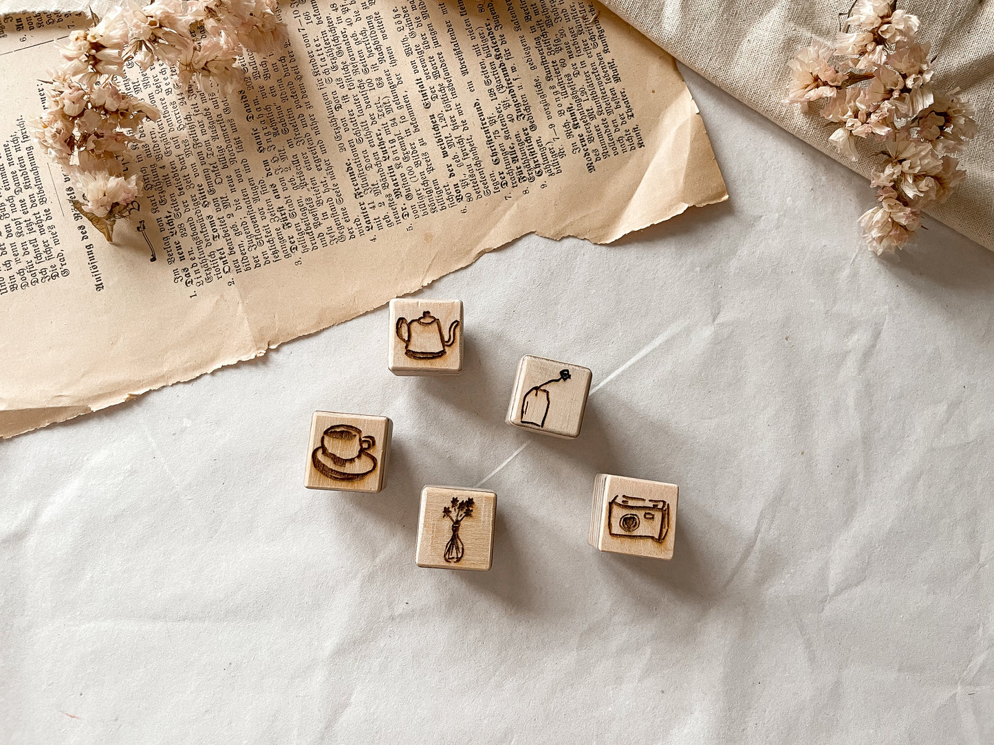 Holzstempel Mini Kaffee Date