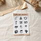 Coffee date sketches Stickersheet
