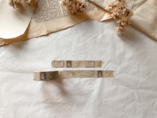 Washi Tape Birnen