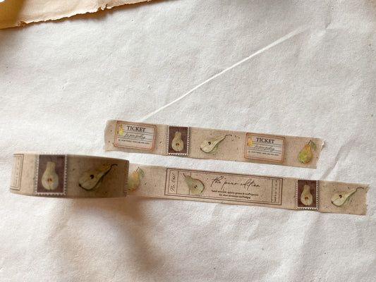 Washi Tape Birnen