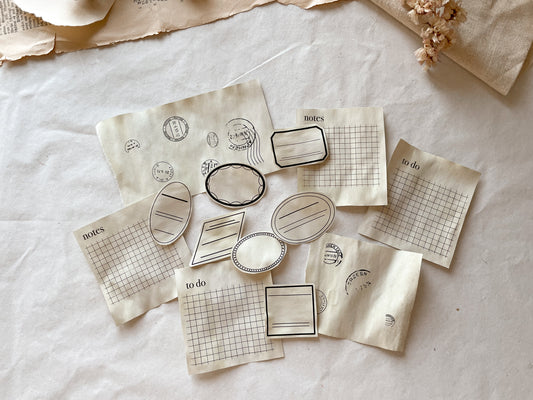 Papier Set gefärbt, Granatapfel