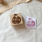 Holzstempel Granatapfel
