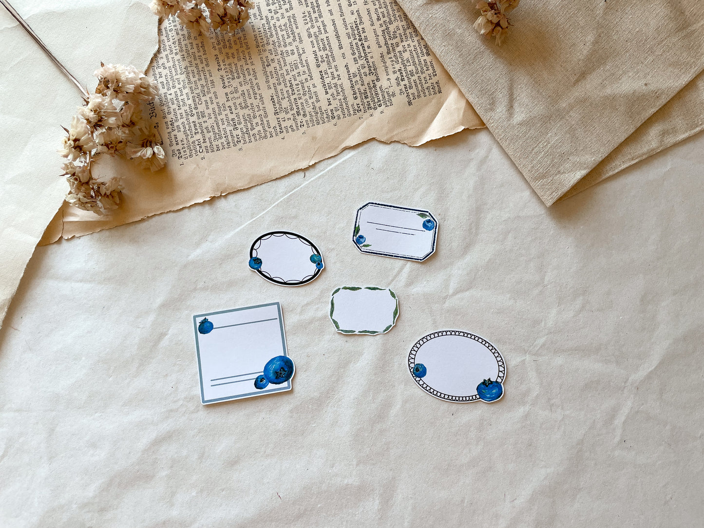 Blaubeer Label Sticker