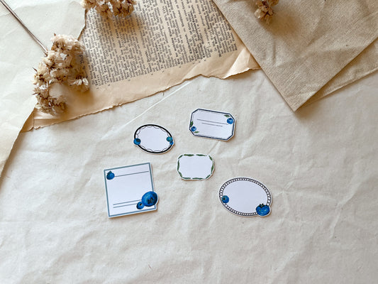 Blaubeer Label Sticker