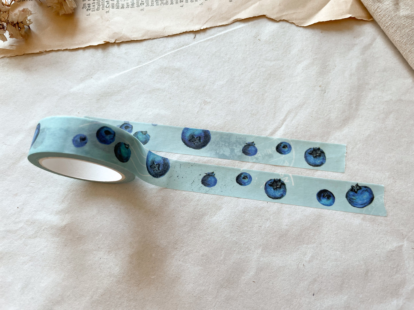 Washi Tape Blaubeeren