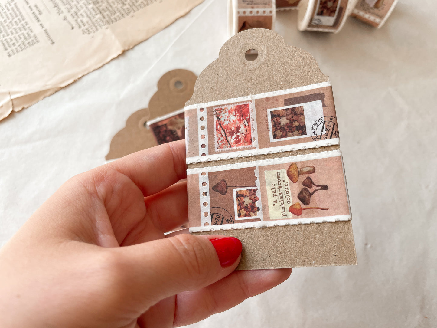 Herbst Stamp Washi Tape Samples