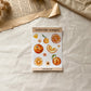 Orangen Aquarell Stickersheet